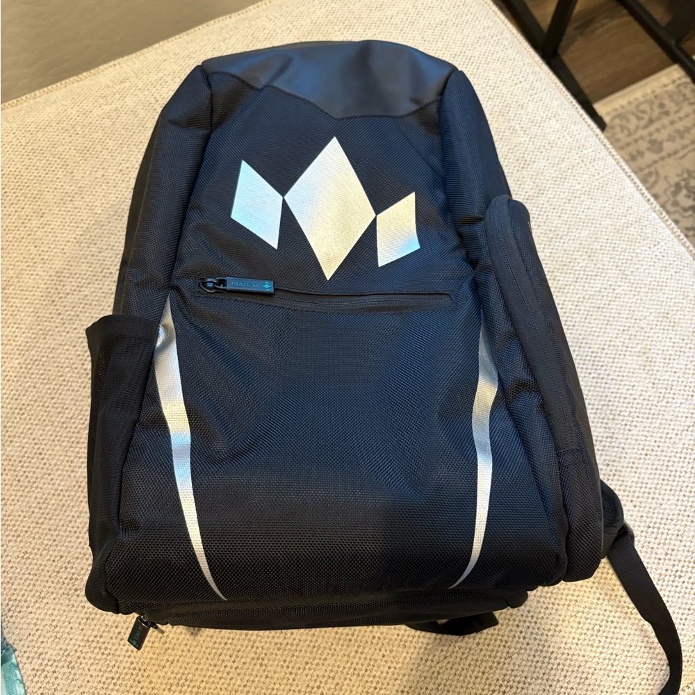 Black and Silver Backpack